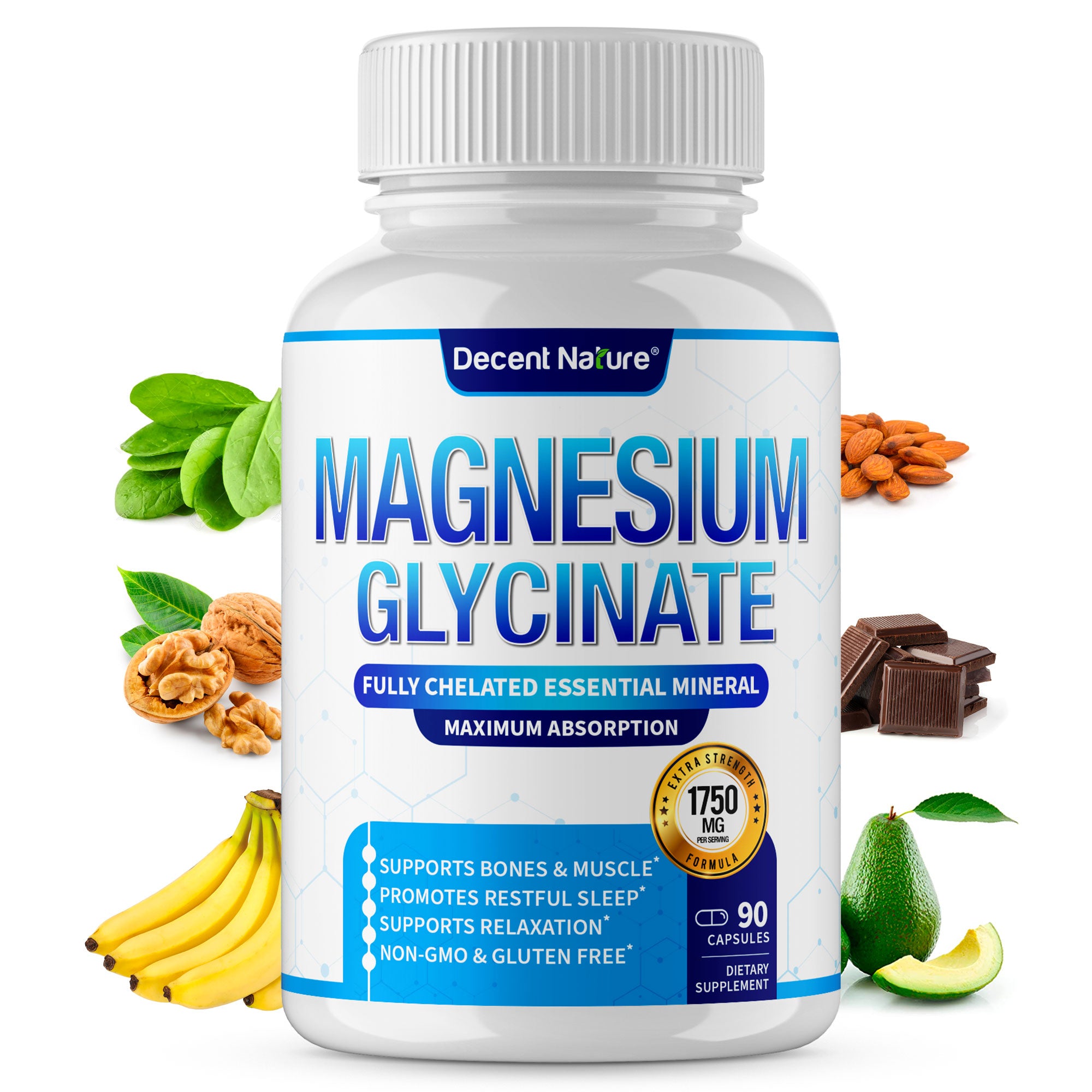 Magnesium Glycinate Decent Nature Magnesium glycinate decent nature
